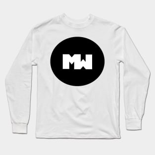 Mistah Wilson Logo (Black/White) Long Sleeve T-Shirt